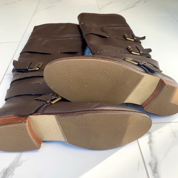 Colin Stuart | Knee High Boots with Fold-over Top - Picture 2 of 6